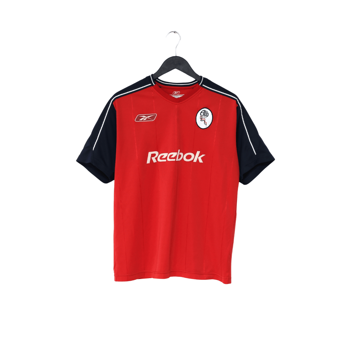 2003/05 OKOCHA #10 Bolton Wanderers Vintage Reebok Away Football Shirt (M)