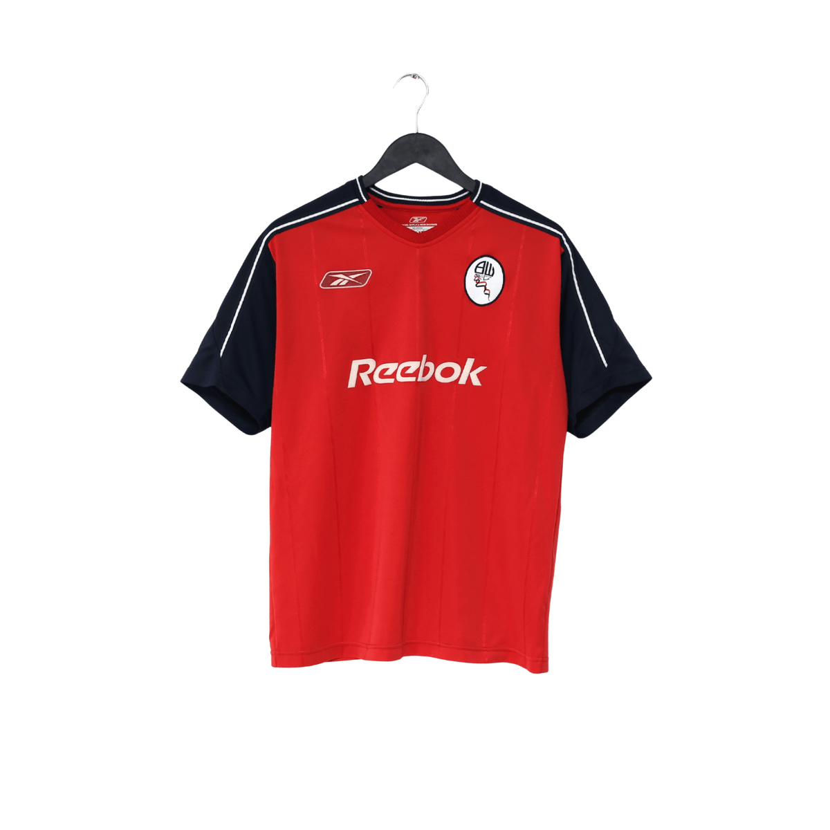 2003/05 OKOCHA #10 Bolton Wanderers Vintage Reebok Away Football Shirt (M)