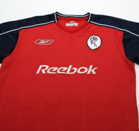 2003/05 OKOCHA #10 Bolton Wanderers Vintage Reebok Away Football Shirt (M)