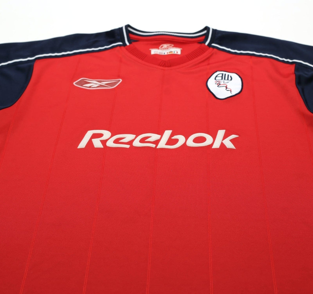 2003/05 OKOCHA #10 Bolton Wanderers Vintage Reebok Away Football Shirt (M)