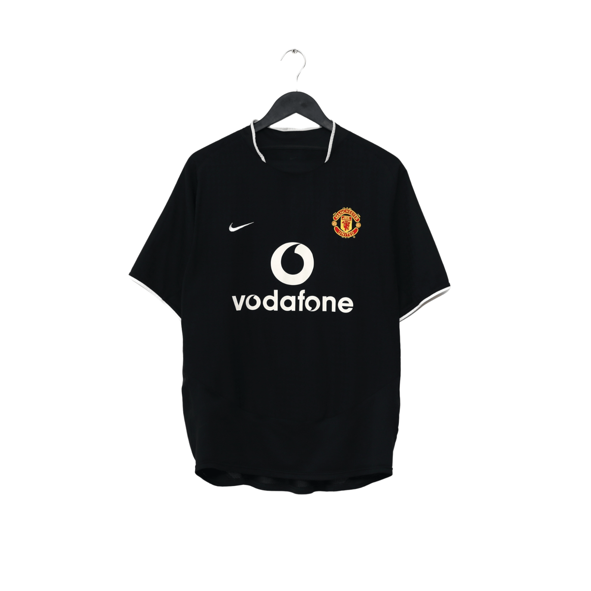 2003/05 Ronaldo #7 Manchester United Nike away football shirt in black