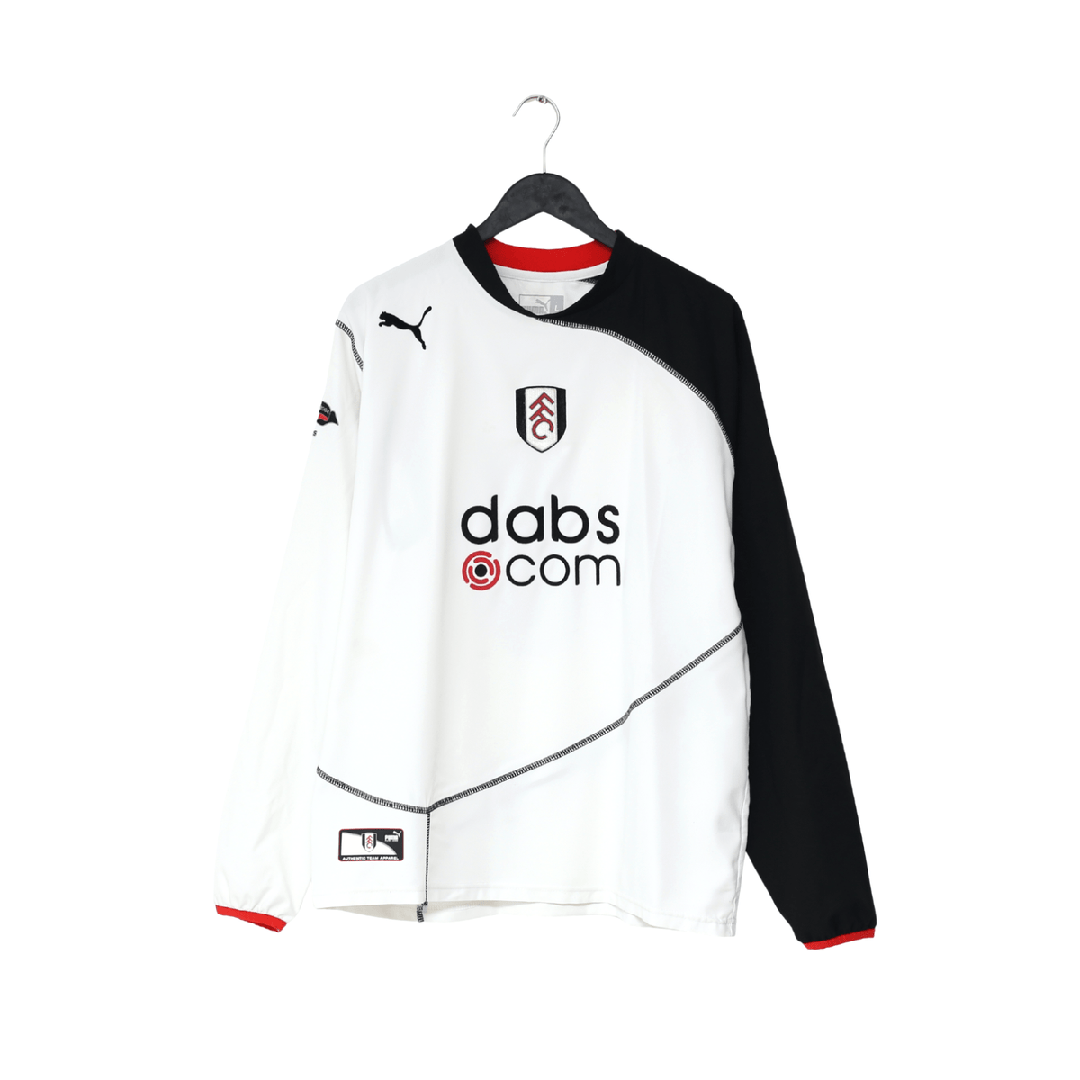 2003/05 SAHA #8 Fulham Vintage PUMA Home Football Shirt (L)