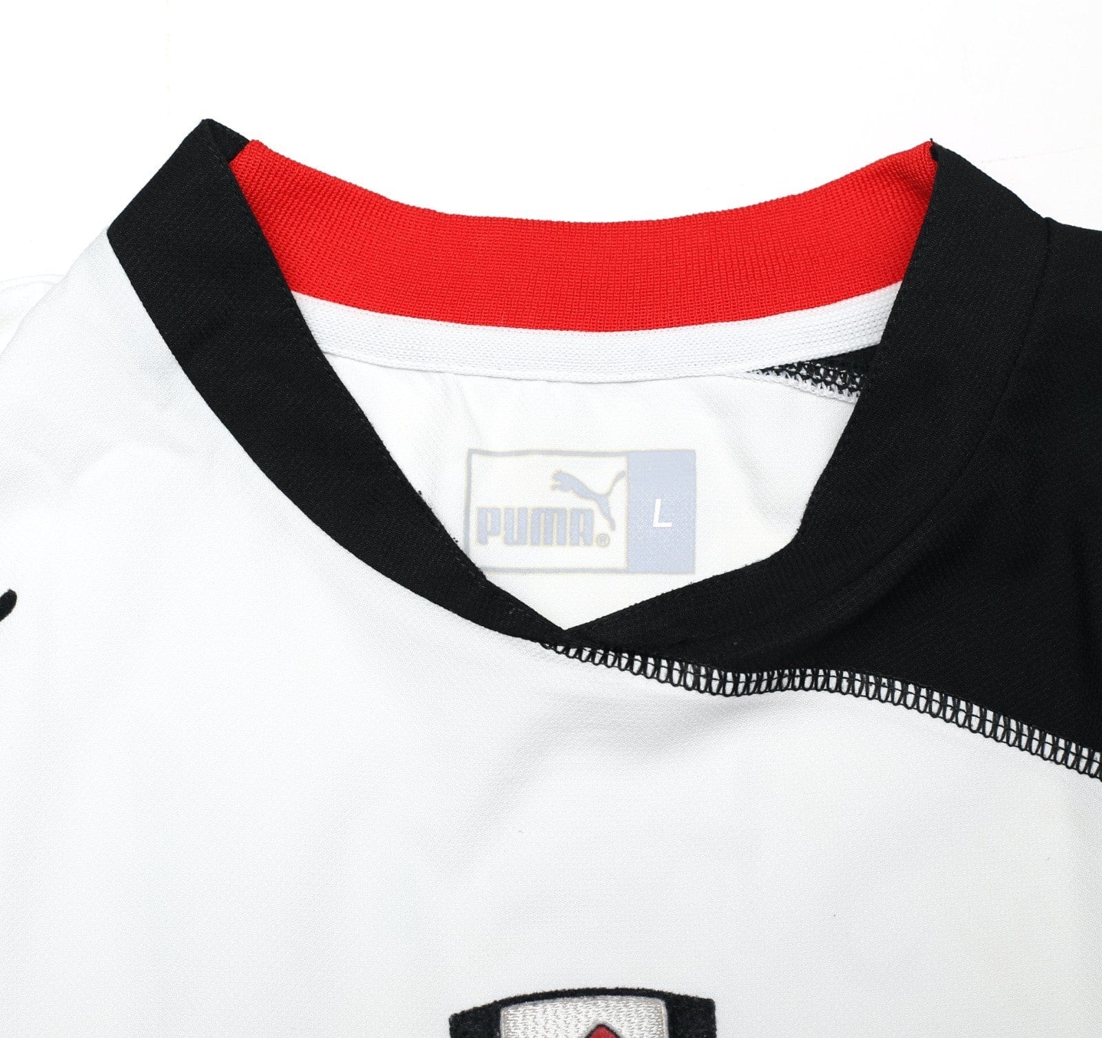 2003/05 SAHA #8 Fulham Vintage PUMA Home Football Shirt (L)