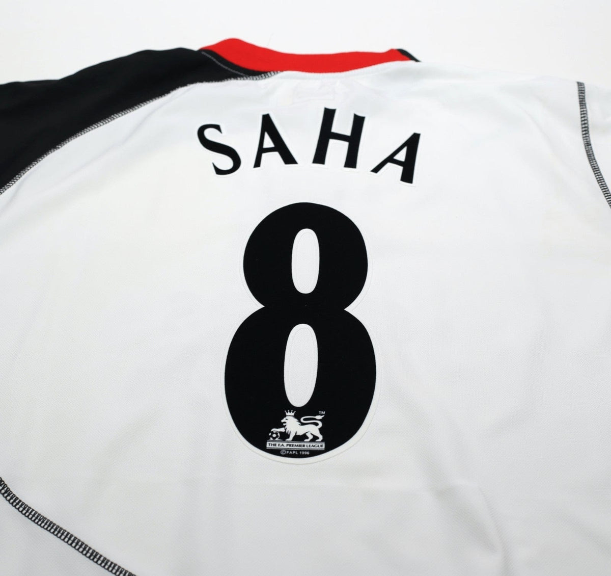 2003/05 SAHA #8 Fulham Vintage PUMA Home Football Shirt (L)