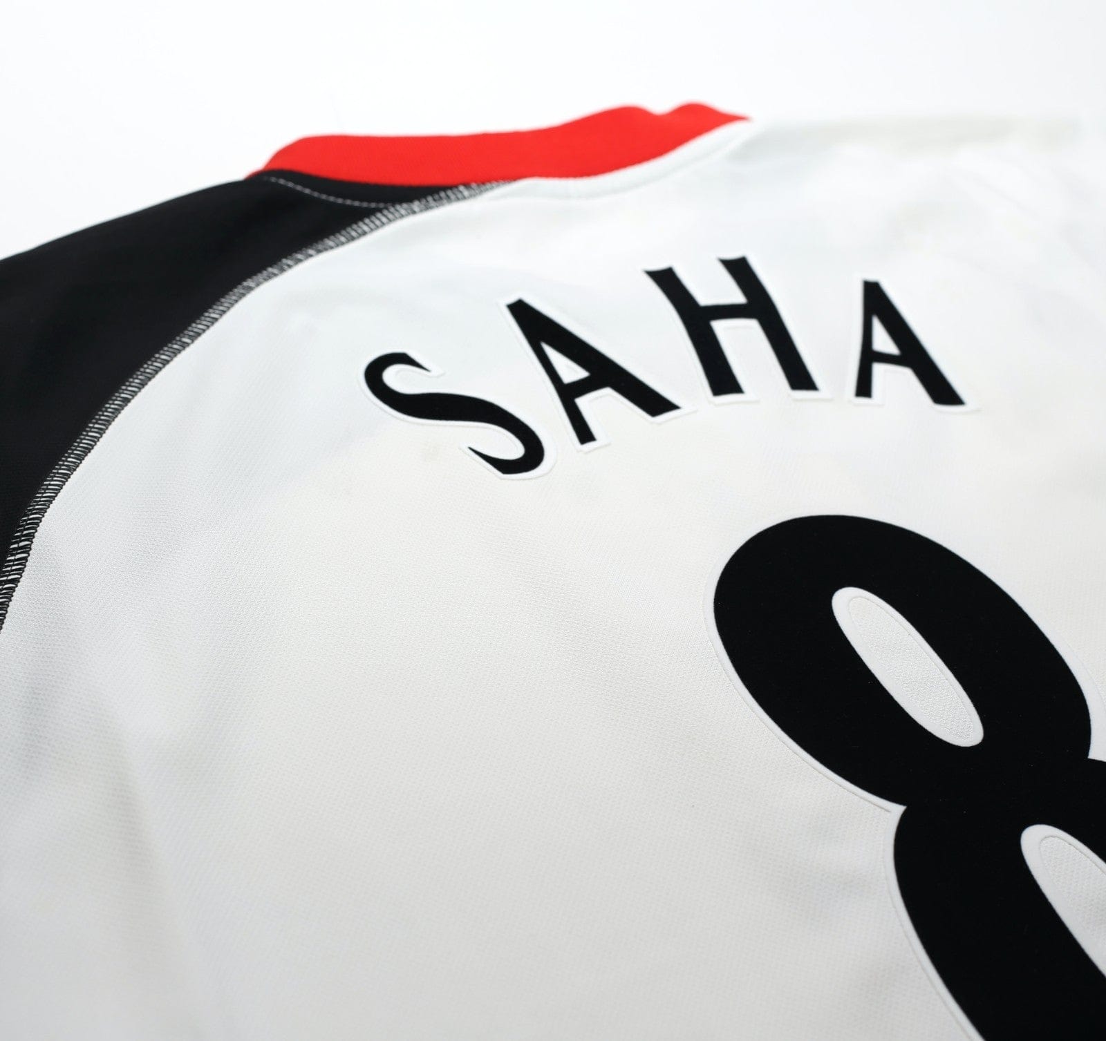 2003/05 SAHA #8 Fulham Vintage PUMA Home Football Shirt (L)