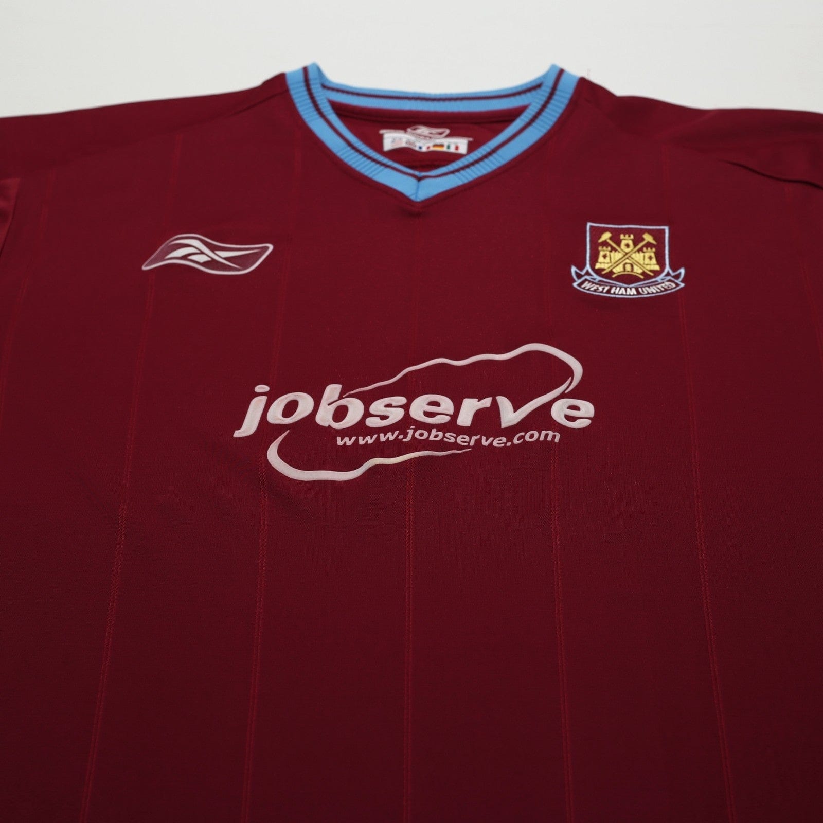 2003/05 West Ham United Vintage Reebok Home Football Shirt (L)