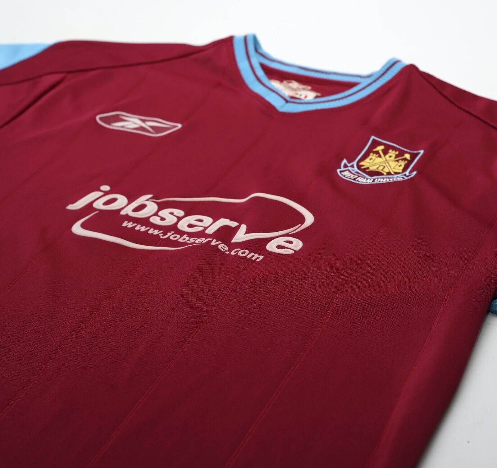 2003/05 WEST HAM UNITED Vintage Reebok Home Football Shirt (M)