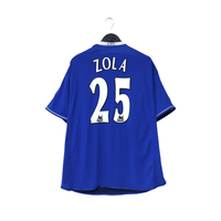 2003/05 Zola #25 Chelsea Vintage Umbro Home Football Shirt (XL)