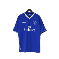 2003/05 Zola #25 Chelsea Vintage Umbro Home Football Shirt (XL)