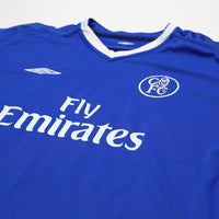 2003/05 Zola #25 Chelsea Vintage Umbro Home Football Shirt (XL)