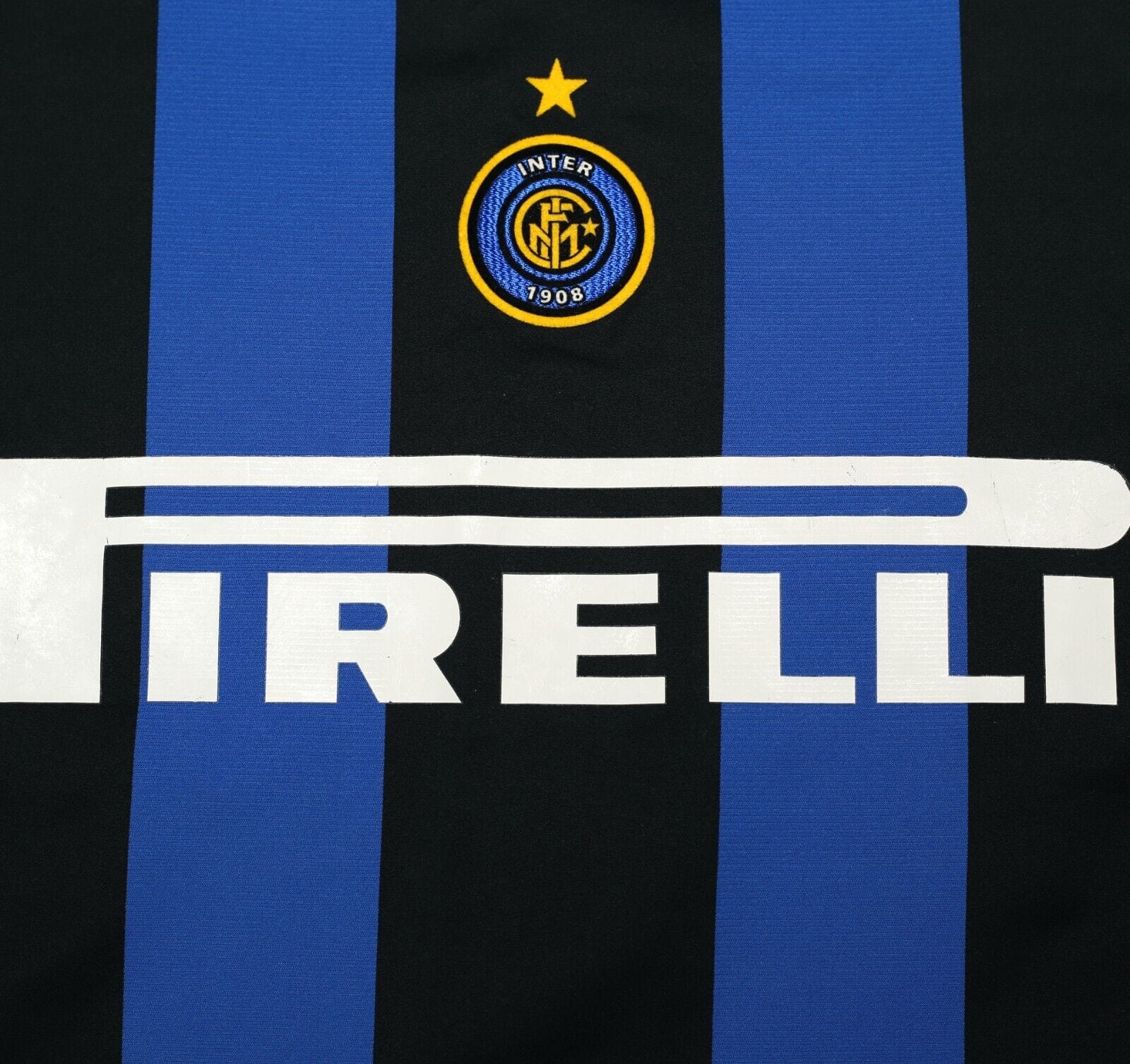 2004/05 ADRIANO #10 Inter Milan Vintage Nike Home Football Shirt (M)