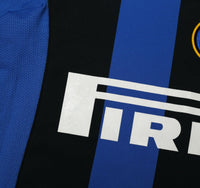 2004/05 ADRIANO #10 Inter Milan Vintage Nike Home Football Shirt (M)