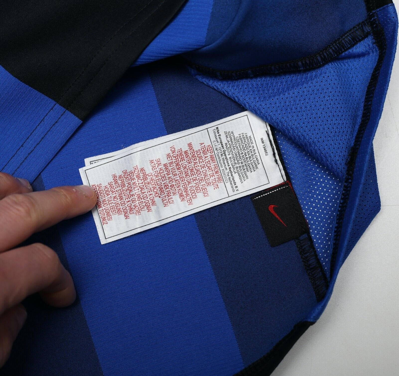 2004/05 ADRIANO #10 Inter Milan Vintage Nike Home Football Shirt (S)