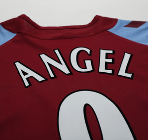 2004/05 ANGEL 9 Aston Villa Vintage Hummel Home Football Shirt (S/M)