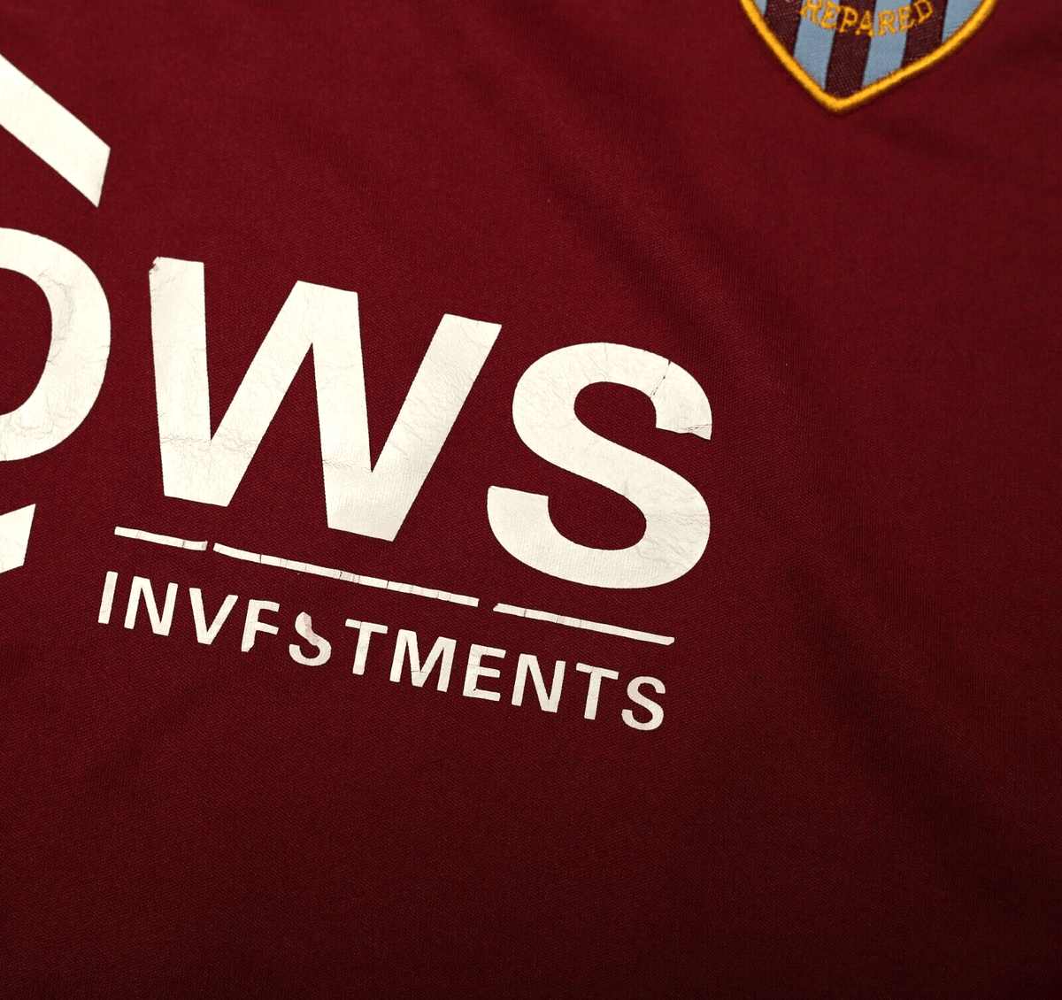 2004/05 ANGEL 9 Aston Villa Vintage Hummel Home Football Shirt (S/M)