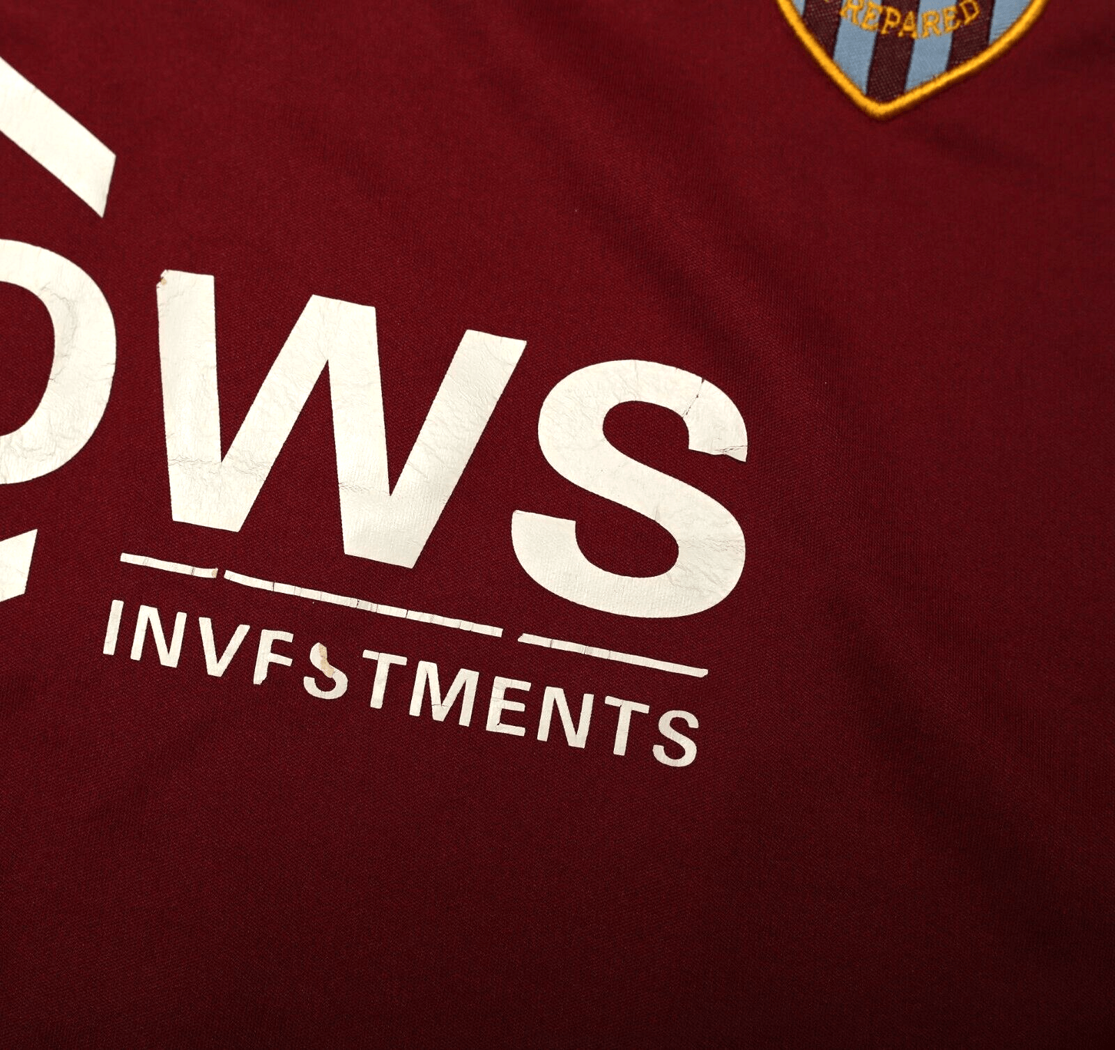 2004/05 ANGEL 9 Aston Villa Vintage Hummel Home Football Shirt (S/M)