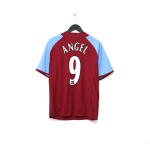 2004/05 ANGEL 9 Aston Villa Vintage Hummel Home Football Shirt (S/M)
