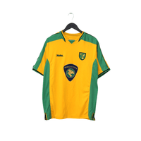 2004/05 ASHTON #36 Norwich City Vintage XARA Home Football Shirt (M)