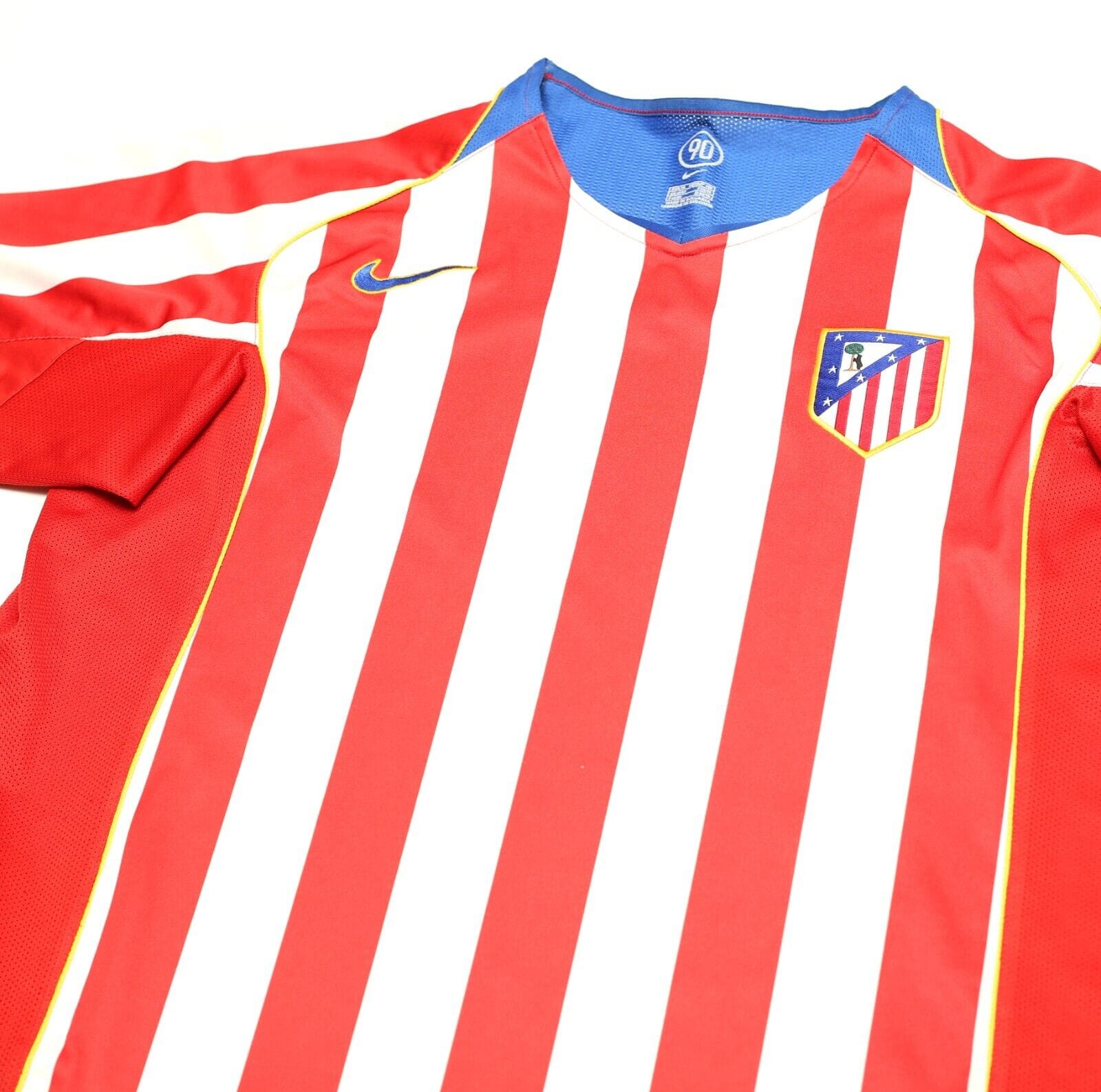 2004/05 ATLETICO MADRID Vintage Nike Home Football Shirt Jersey (XL)