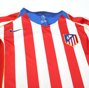 2004/05 ATLETICO MADRID Vintage Nike Home Football Shirt Jersey (XL)