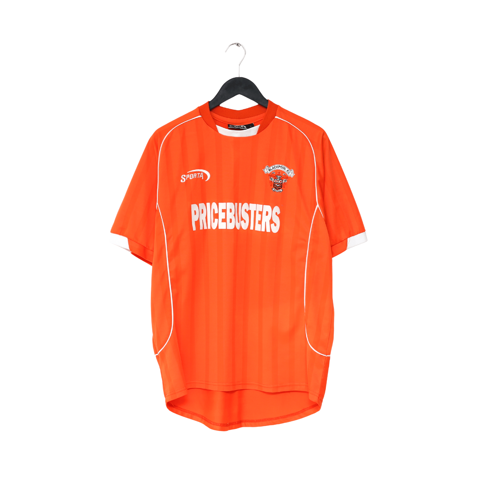 2004/05 BLACKPOOL Vintage Sparta Sports Home Football Shirt (L)