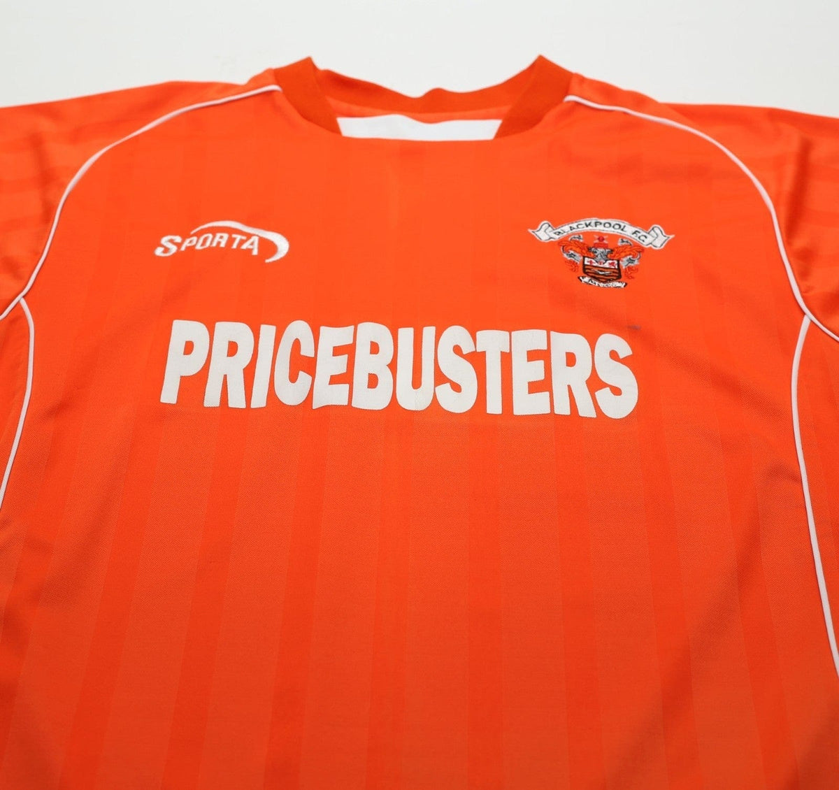 2004/05 BLACKPOOL Vintage Sparta Sports Home Football Shirt (L)
