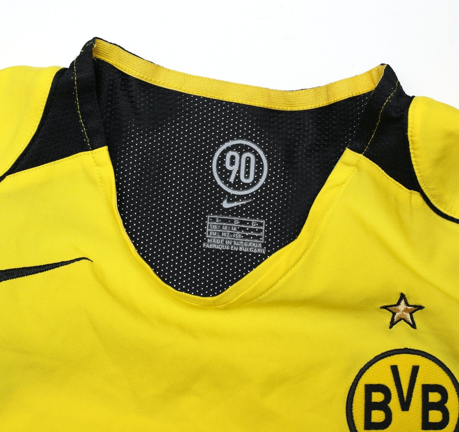 2004/05 BORUSSIA DORTMUND Vintage Nike Home Football Shirt (L.Boys)