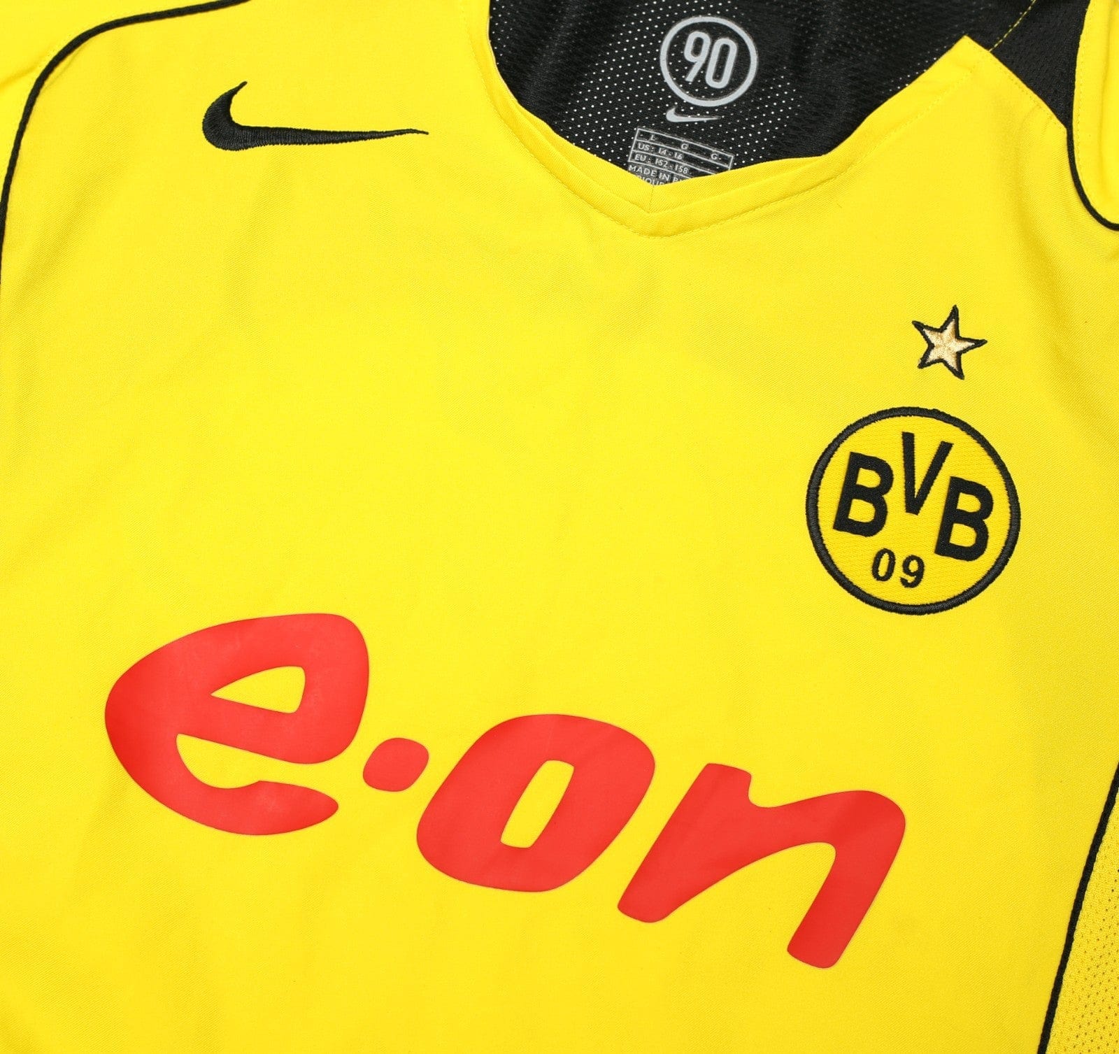 2004/05 BORUSSIA DORTMUND Vintage Nike Home Football Shirt (L.Boys)