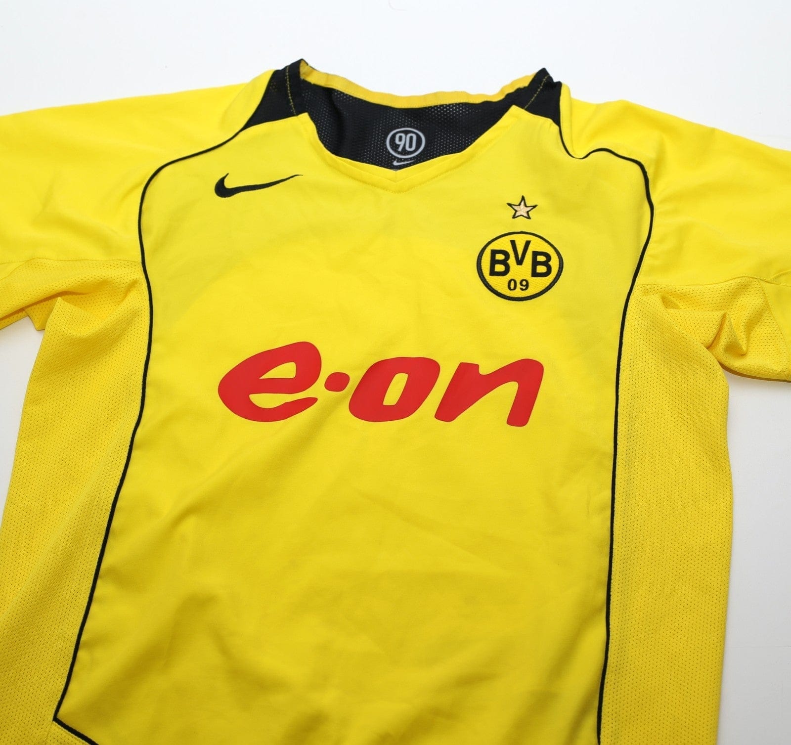 2004/05 BORUSSIA DORTMUND Vintage Nike Home Football Shirt (L.Boys)