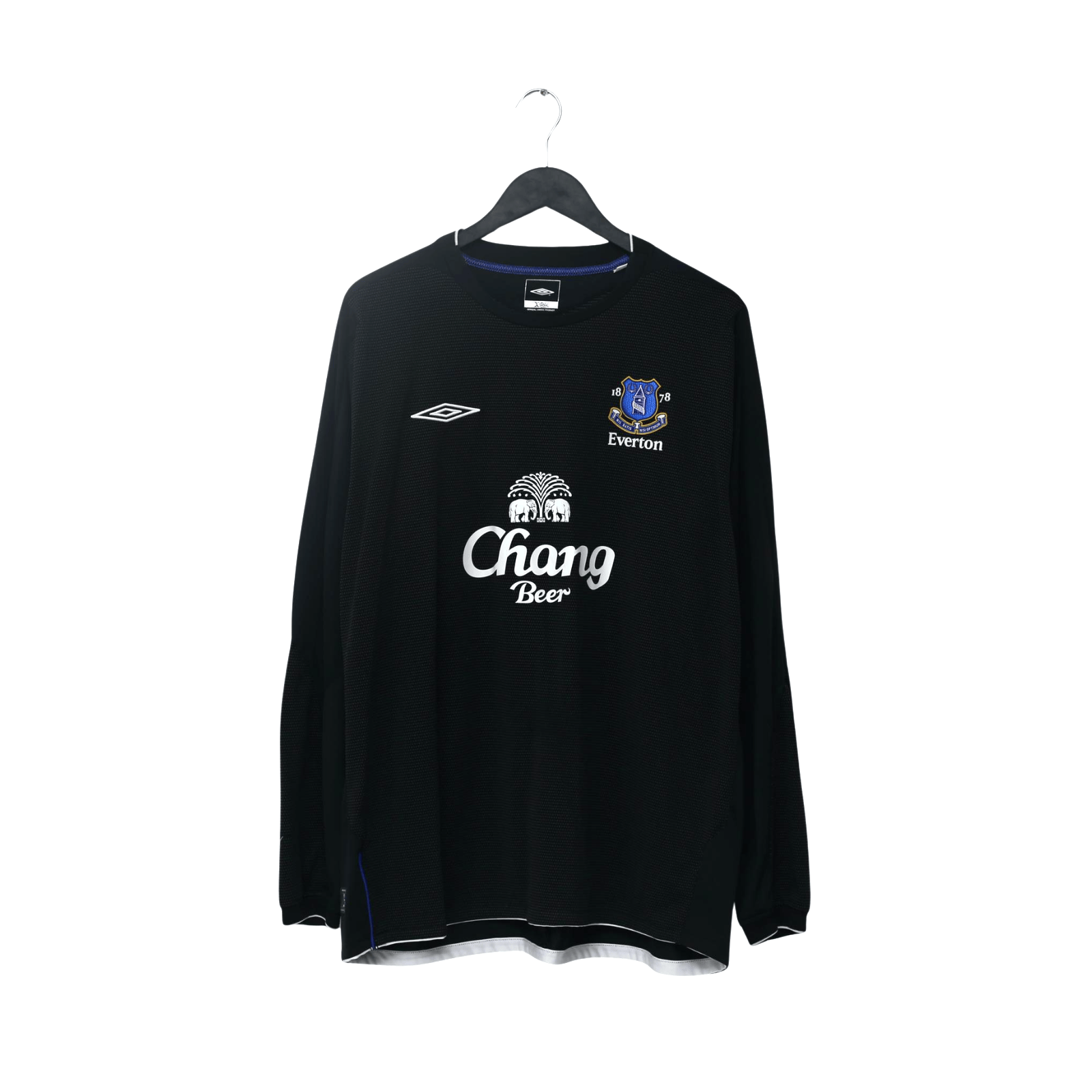2004/05 Cahill #17 Everton Vintage Umbro Third L/S Football Shirt (XXL)