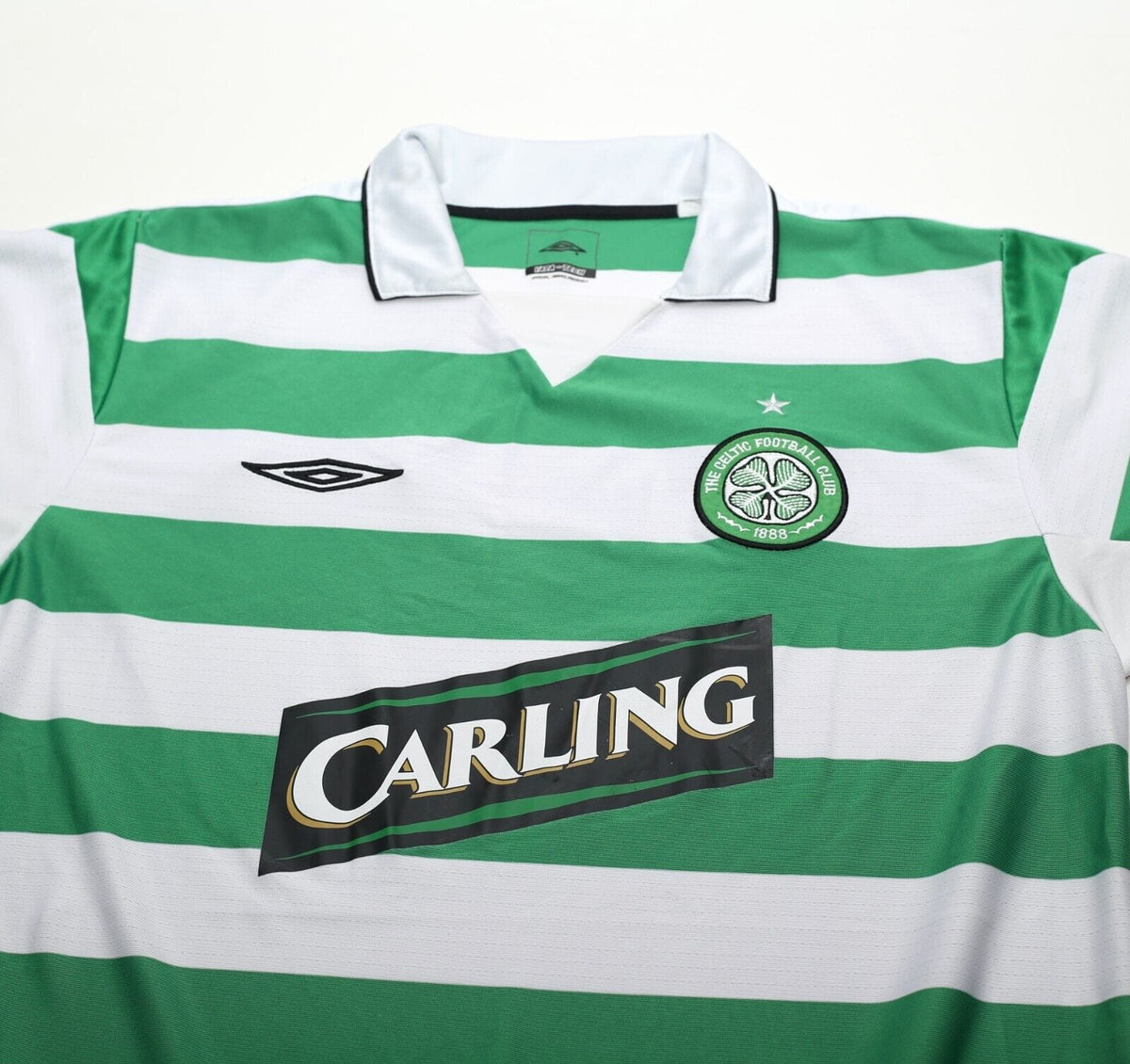 2004/05 CELTIC Vintage Umbro Home Football Shirt (L)