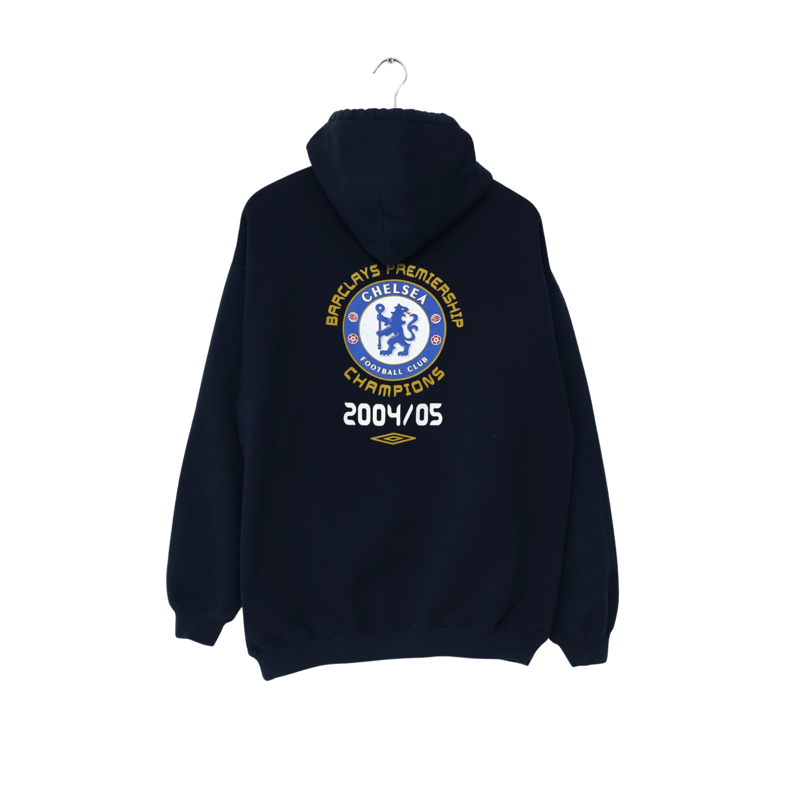 2004/05 Chelsea Vintage Umbro Premier League Champions Football Hoodie (XL)