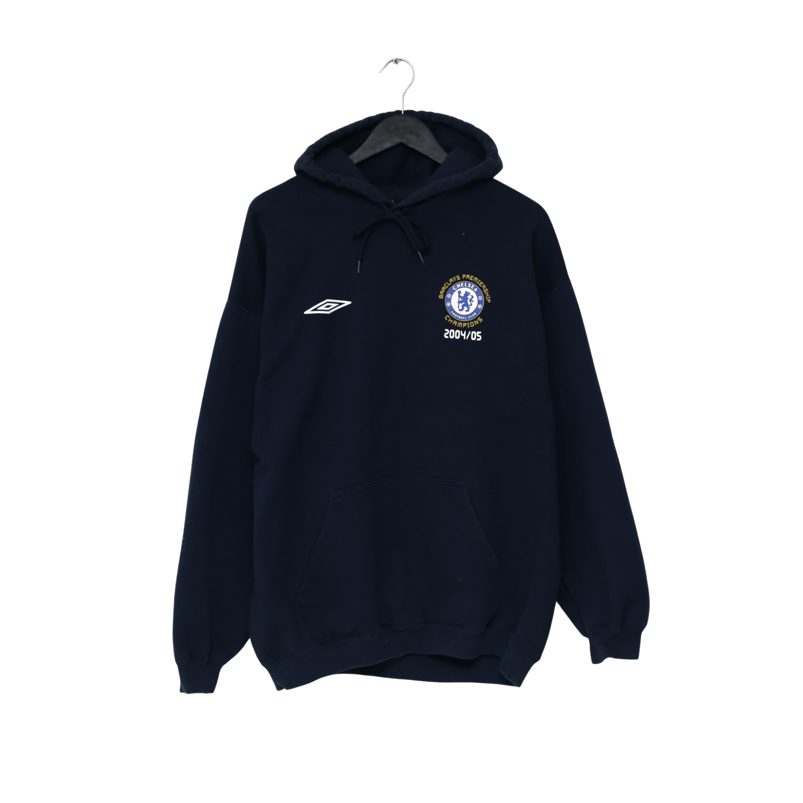 2004/05 Chelsea Vintage Umbro Premier League Champions Football Hoodie (XL)