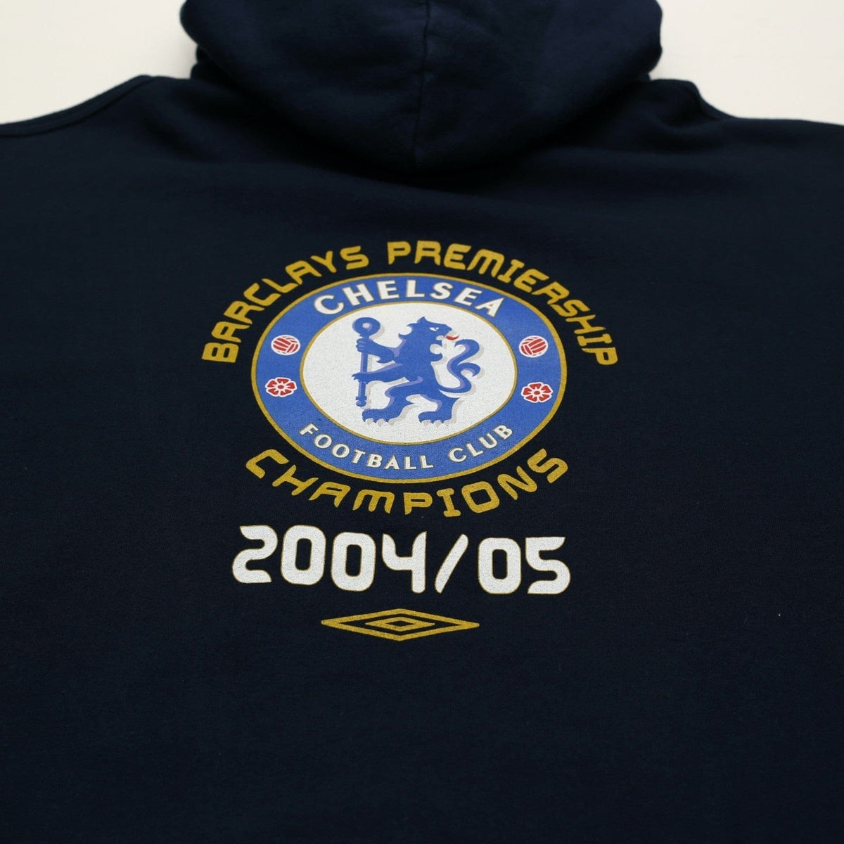 2004/05 Chelsea Vintage Umbro Premier League Champions Football Hoodie (XL)