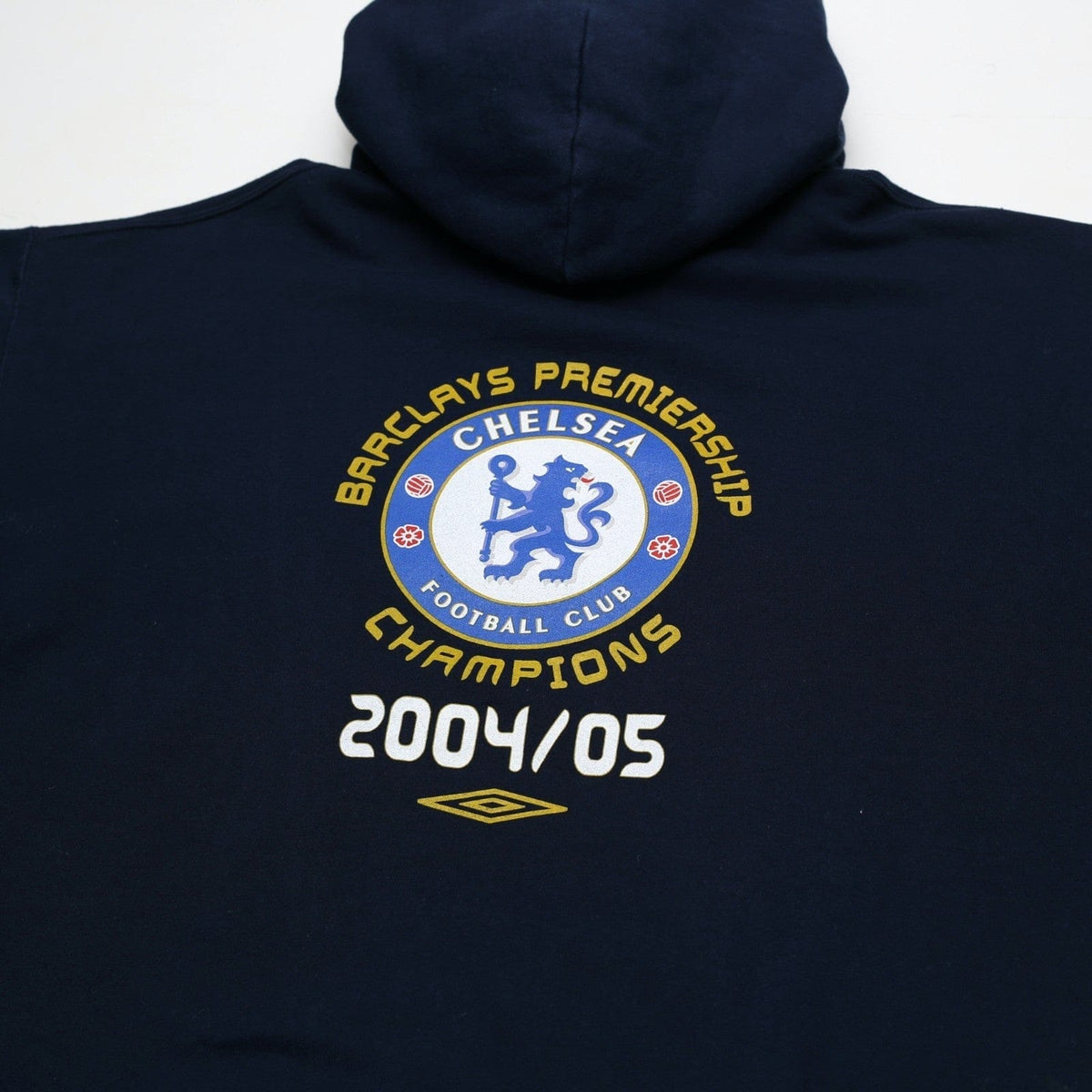 2004/05 Chelsea Vintage Umbro Premier League Champions Football Hoodie (XL)
