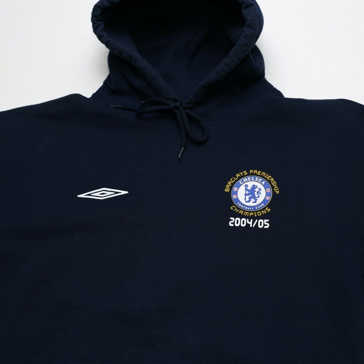2004/05 Chelsea Vintage Umbro Premier League Champions Football Hoodie (XL)