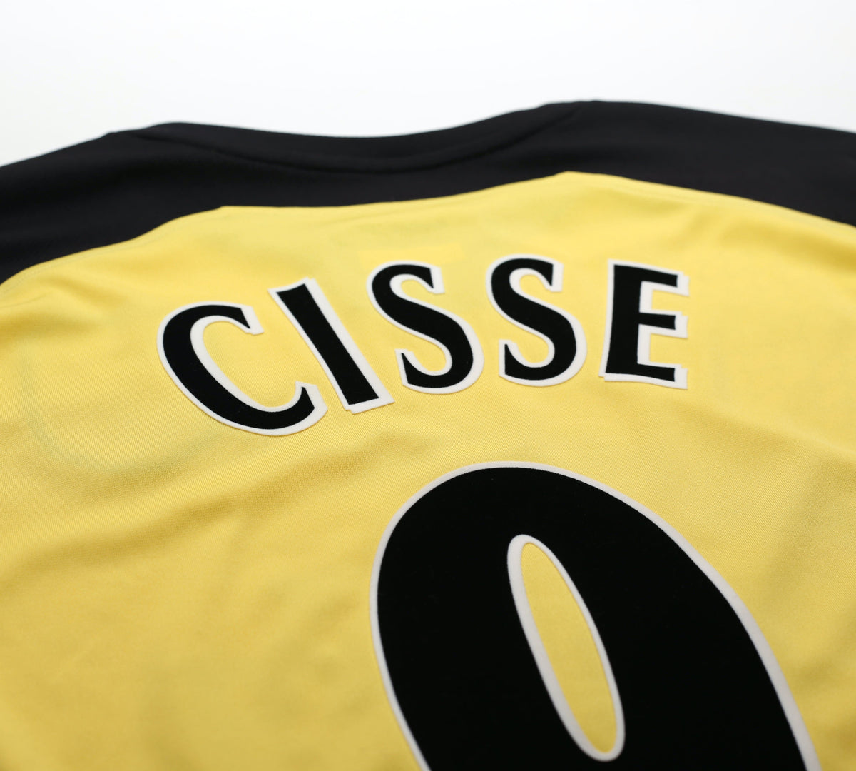 2004/05 CISSE #9 Liverpool Vintage Reebok Away Football Shirt Jersey (M)