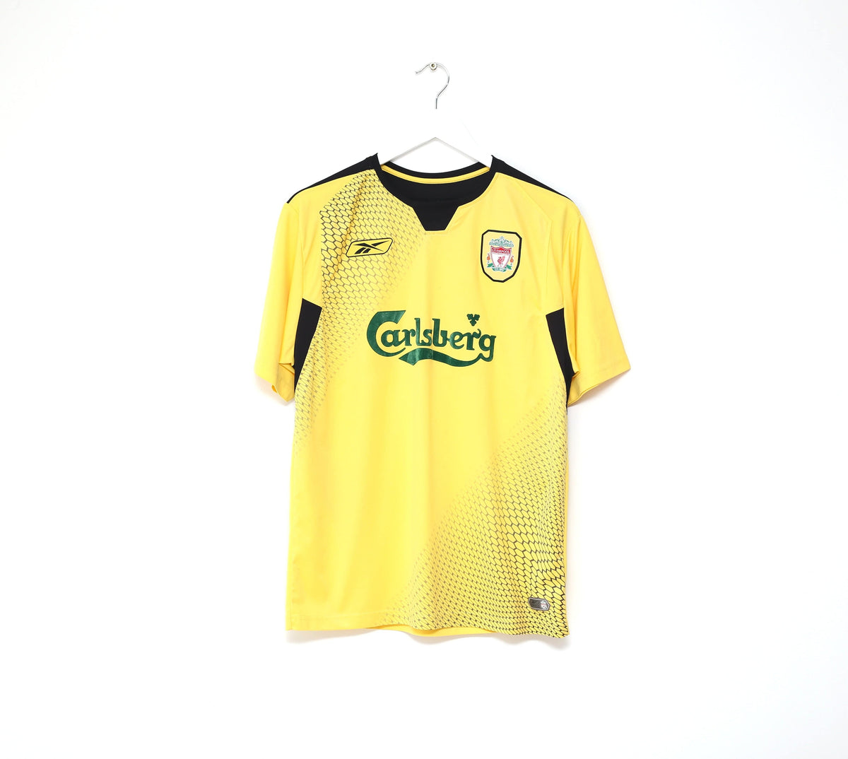 2004/05 CISSE #9 Liverpool Vintage Reebok Away Football Shirt Jersey (M)