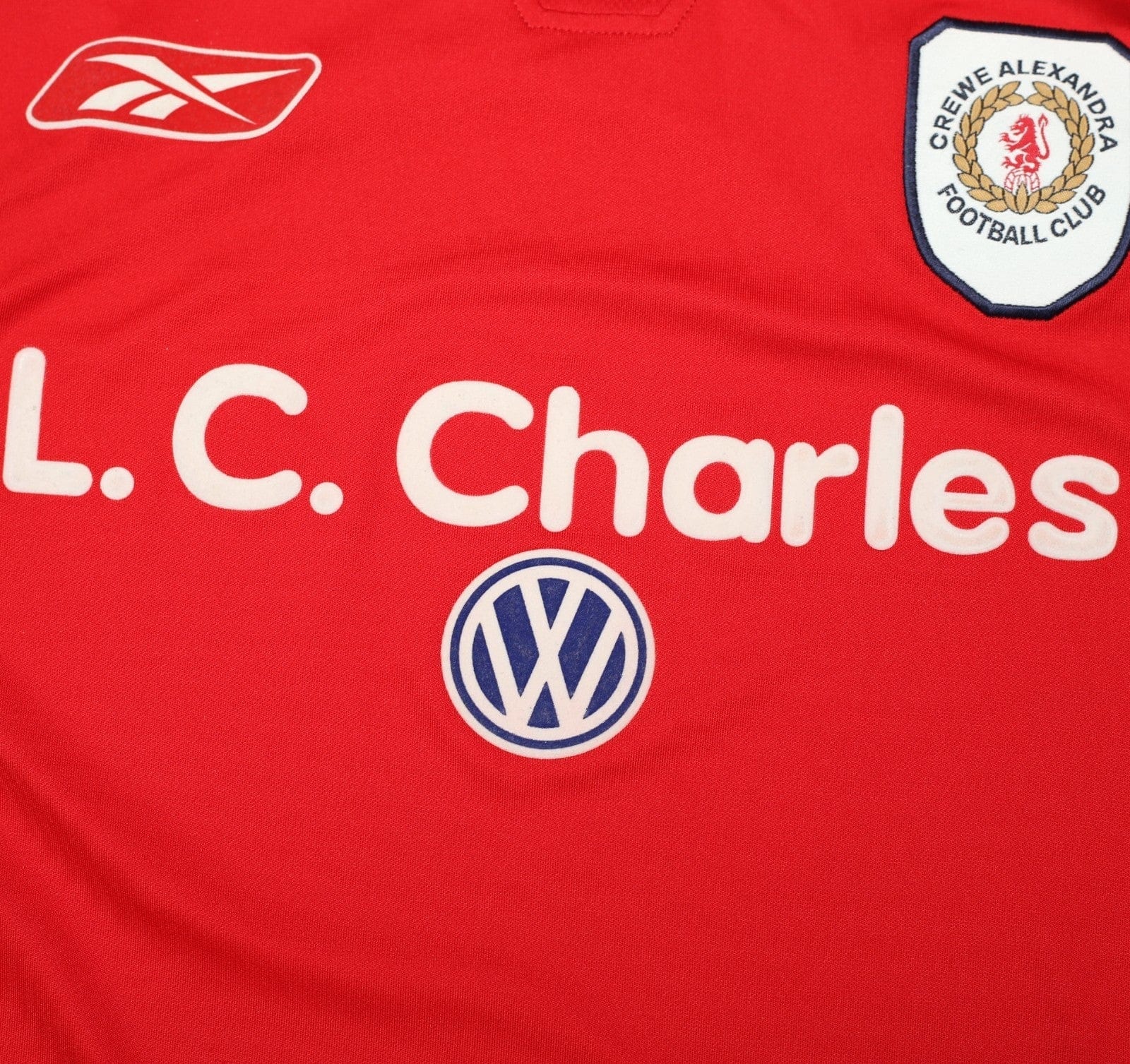 2004/05 CREWE ALEXANDRA Vintage Reebok Home Football Shirt (M)