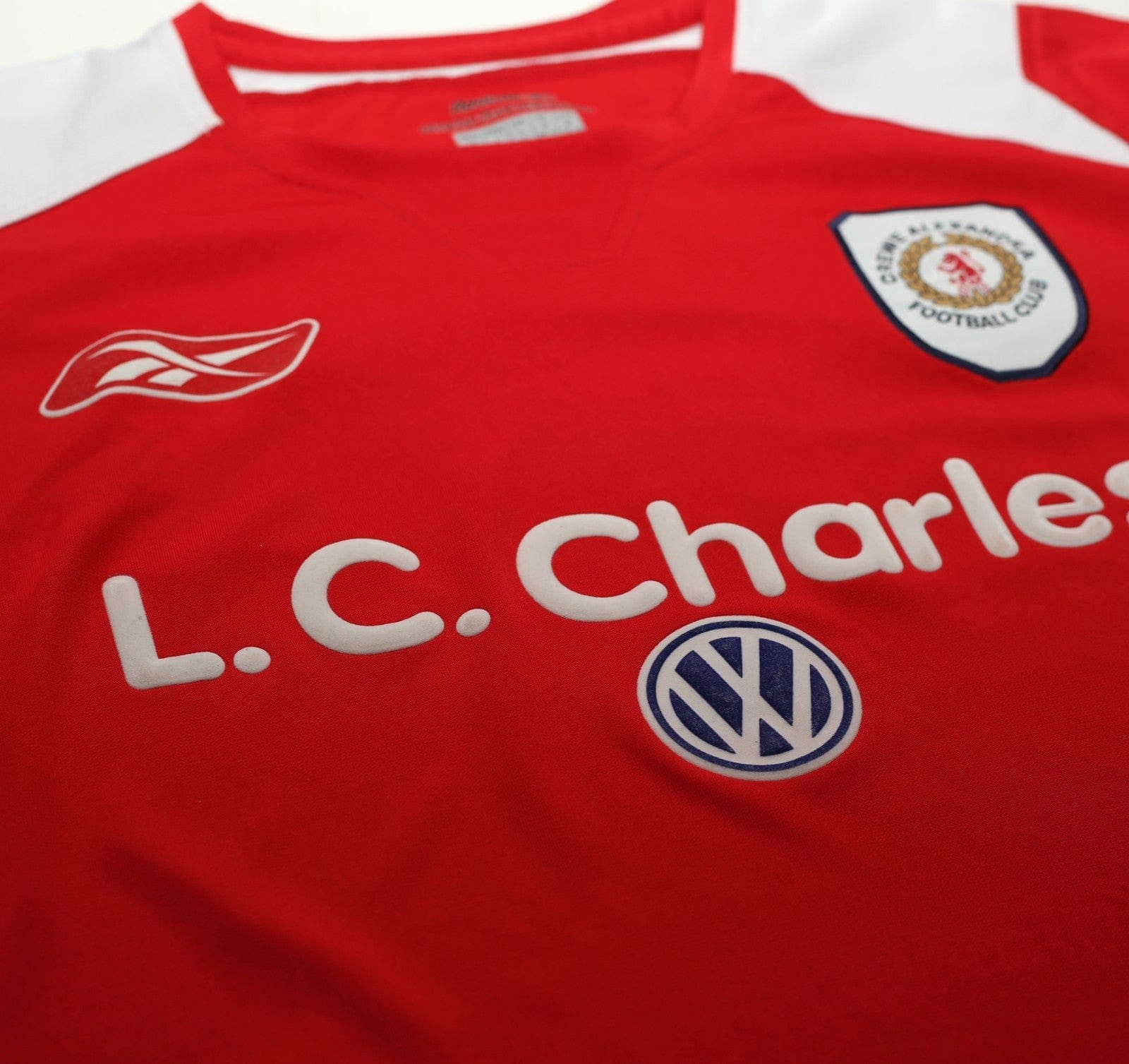 2004/05 CREWE ALEXANDRA Vintage Reebok Home Football Shirt (M)