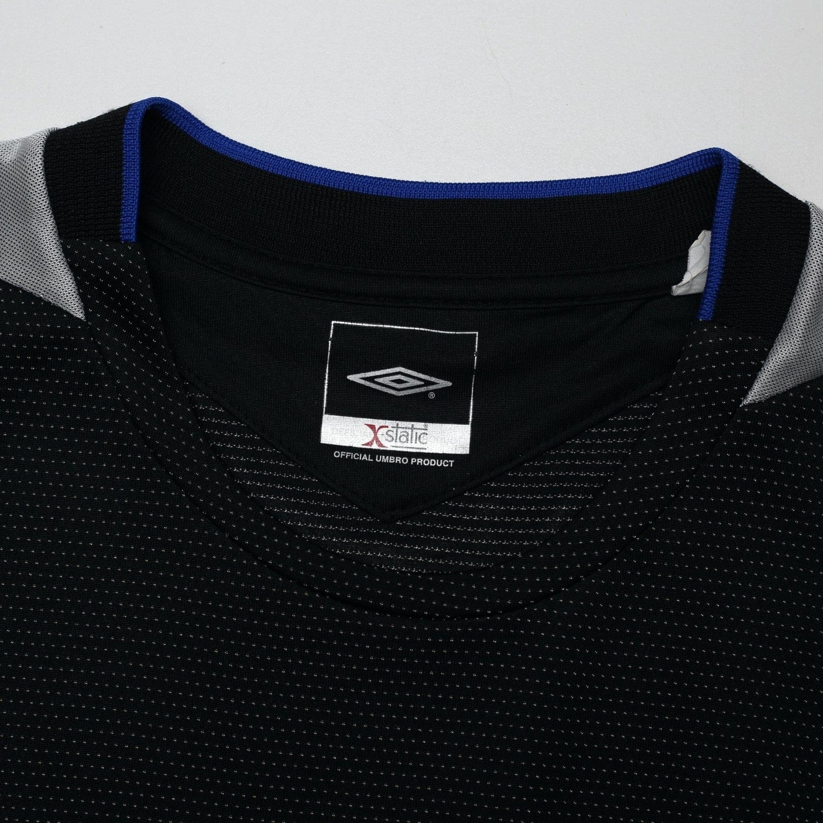 2004/05 Drogba #15 Chelsea Vintage Umbro UCL Away Football Shirt (S)