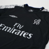 2004/05 Drogba #15 Chelsea Vintage Umbro UCL Away Football Shirt (S)