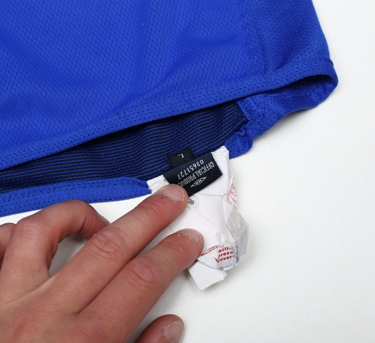 2004/05 DROGBA #15 Chelsea Vintage Umbro UCL Home Football Shirt Jersey (L)