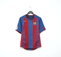 2004/05 ETO'O #9 Barcelona Vintage Nike Home Football Shirt Jersey (S)