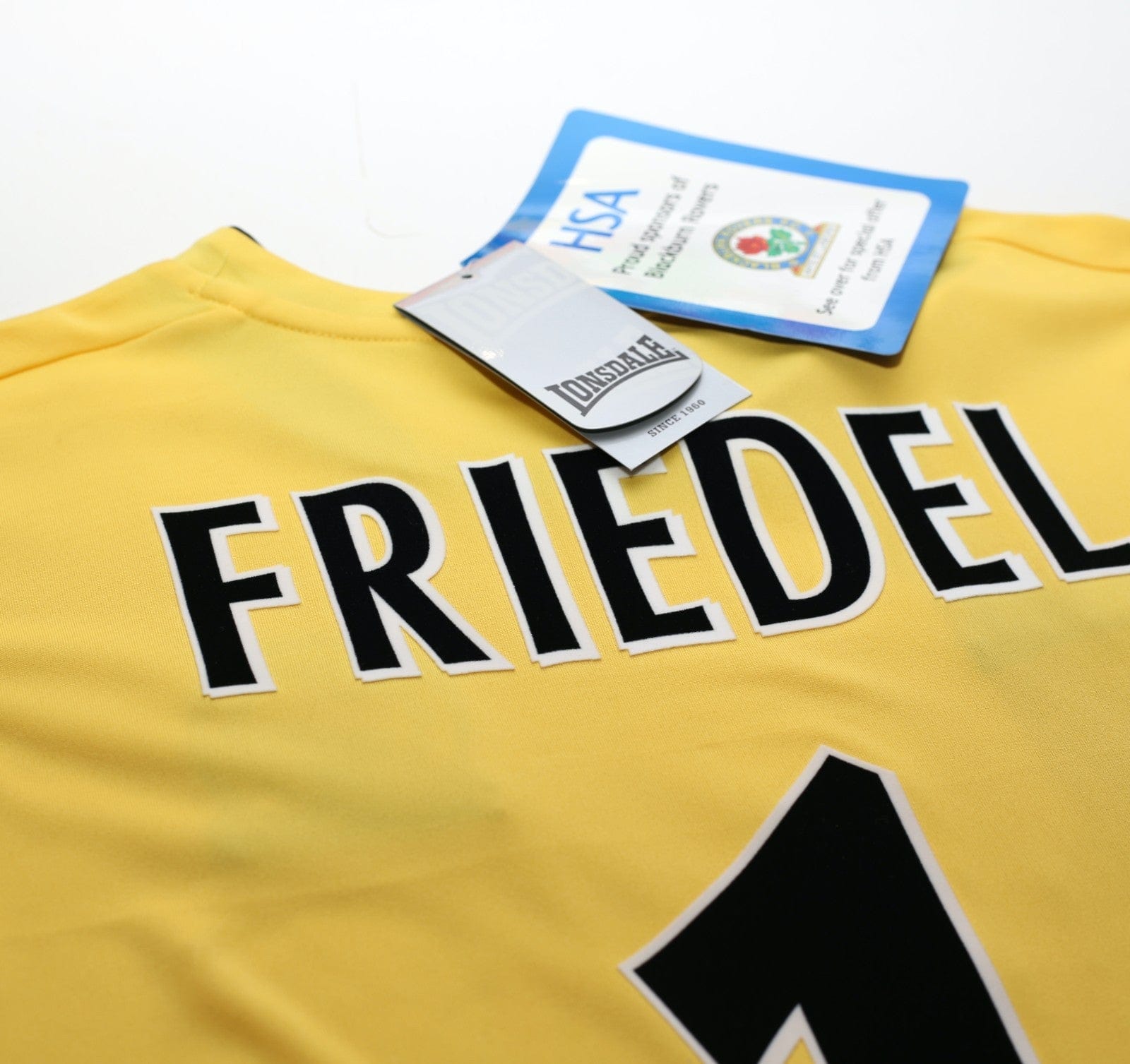 2004/05 FRIEDEL #1 Blackburn Rovers Vintage Lonsdale GK Football Shirt (S) BNWT