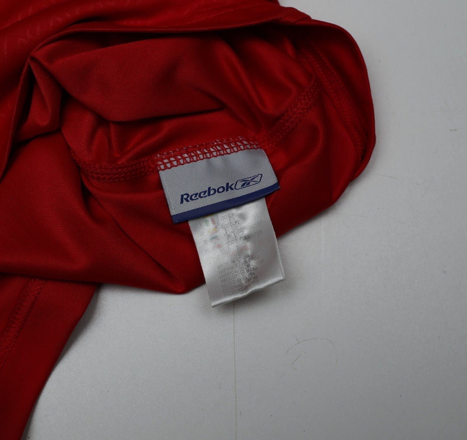 2004/05 GERRARD #8 Liverpool Vintage Reebok European Home Football Shirt (L)