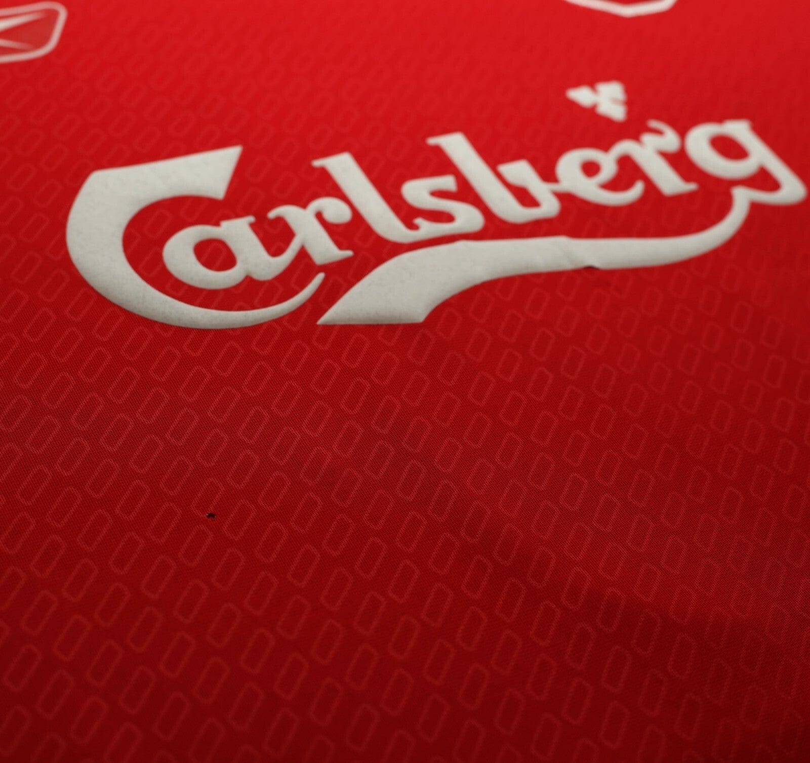 2004/05 GERRARD #8 Liverpool Vintage Reebok European Home Football Shirt (L)