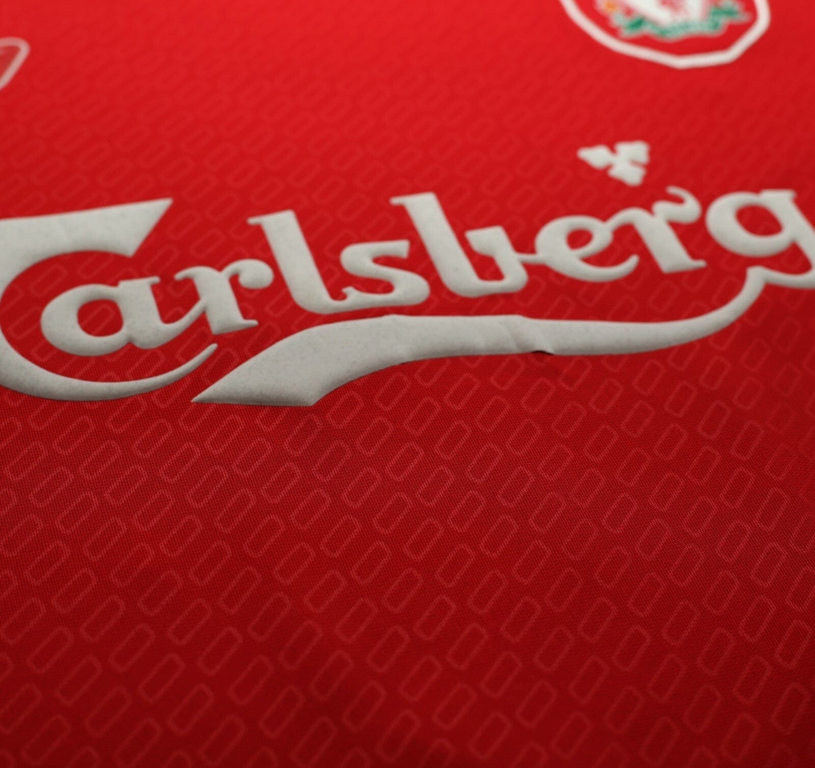 2004/05 GERRARD #8 Liverpool Vintage Reebok European Home Football Shirt (L)