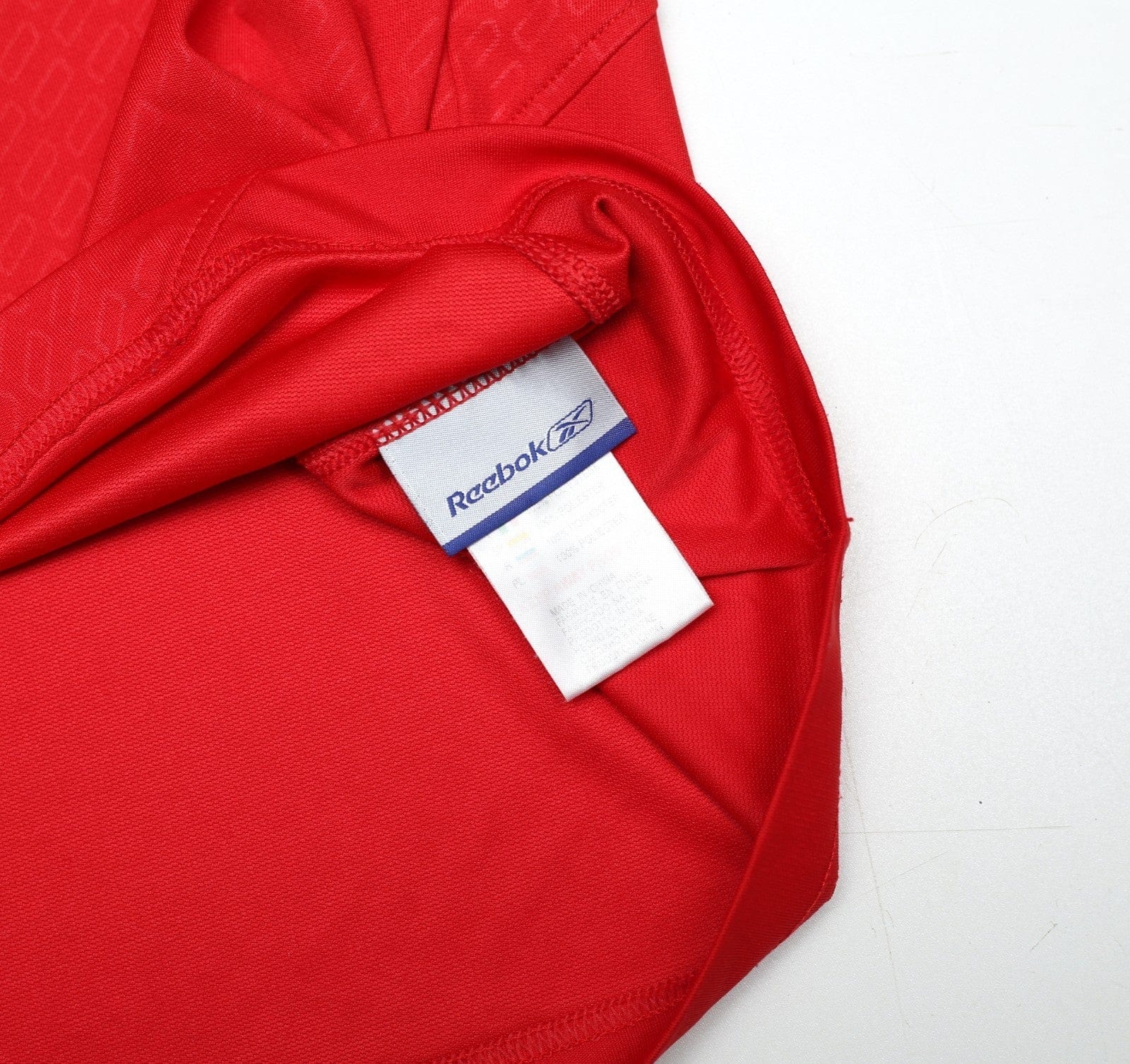 2004/05 GERRARD #8 Liverpool Vintage Reebok European Home Football Shirt (L)