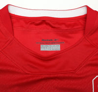 2004/05 GERRARD #8 Liverpool Vintage Reebok European Home Football Shirt (L)
